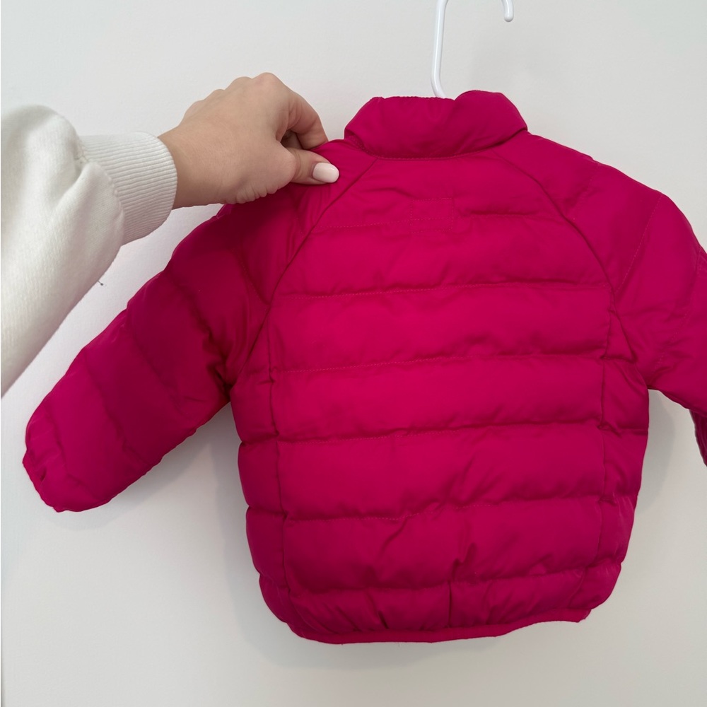 12 month Pink Puffer Jacket - Picture 2 of 3